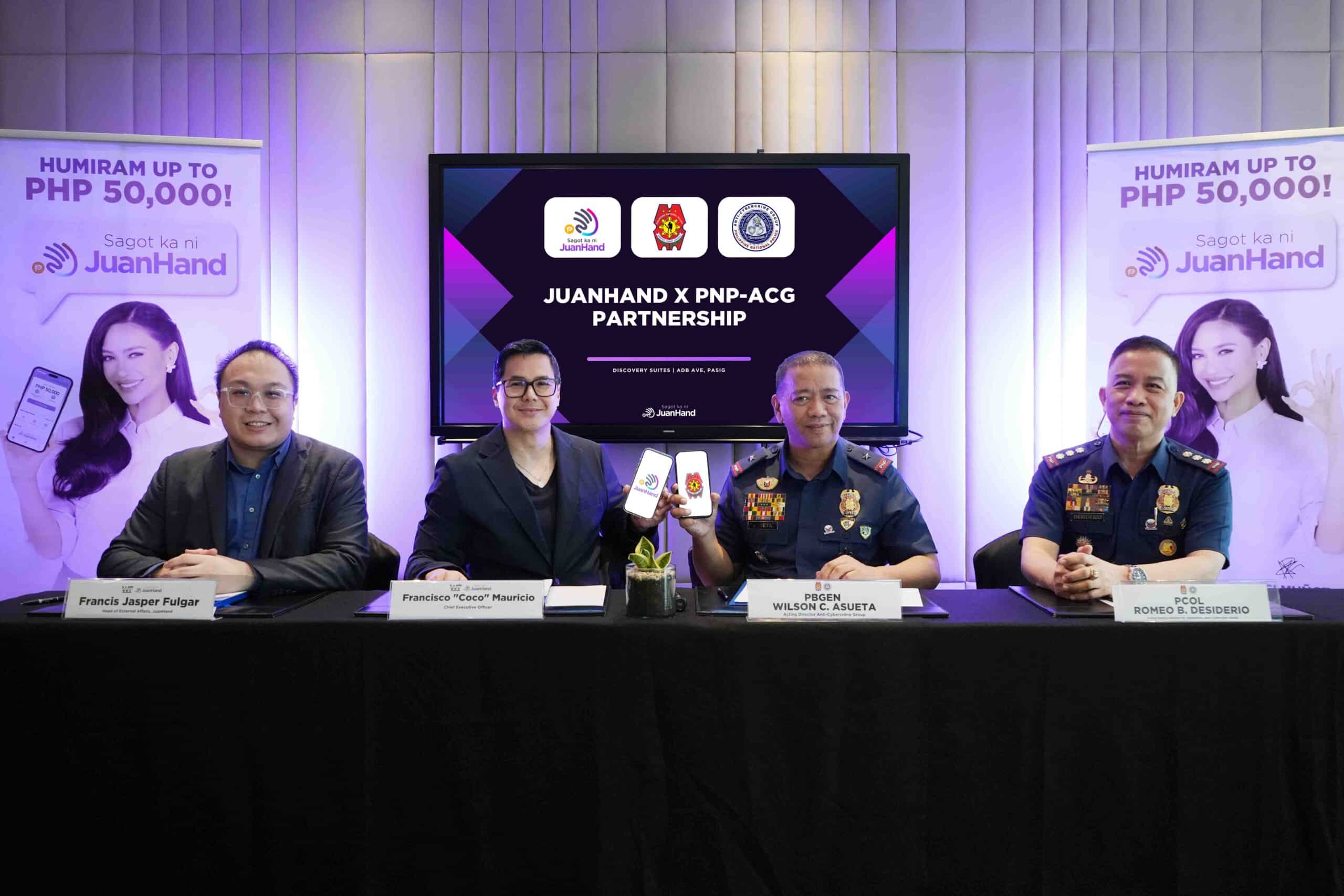 United Against Cybercrime: PNP-ACG and JuanHand’s Partnership for a Secure Digital Lending Space