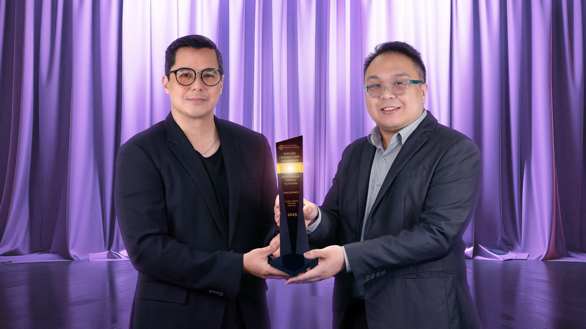 WeFund Lending Corp JuanHand wins Outstanding Fintech Award